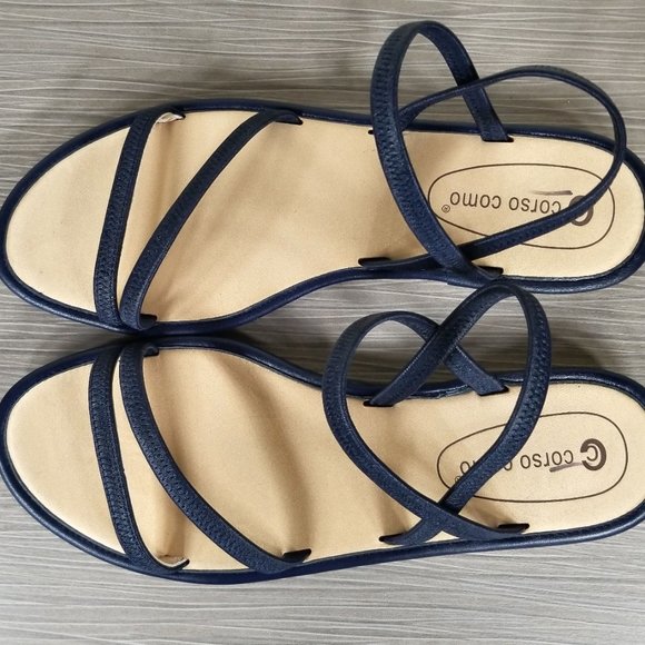 Corso Como Bakima Sandal, Navy, Womens Size 6 - Picture 9 of 10